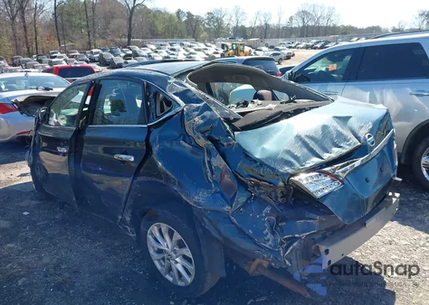 2014 Nissan Sentra Sv z USA, uszkodzony, nr VIN 3N1AB7AP5EY312754